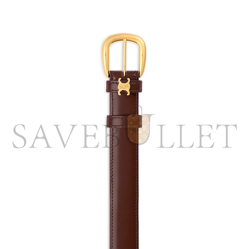 CELINE VIVIENNE BELT 25MM IN TAURILLON LEATHER 45BNN3A01.18CS CELINE VIVIENNE BELT 25MM IN TAURILLON LEATHER 45BNN3A01.18CS